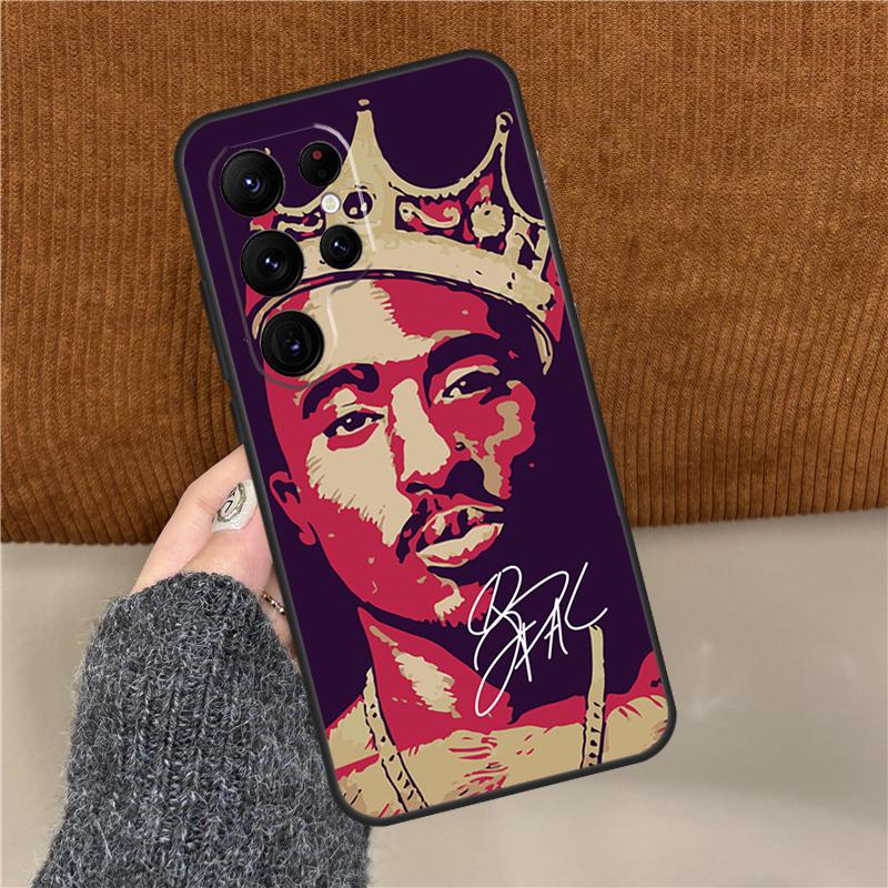 Чехол для телефона Tupac Shakur для Samsung Galaxy S25 Ultra S9 S10 Plus S20 FE S21 S22 S23 S24 Ultra Задняя крышка