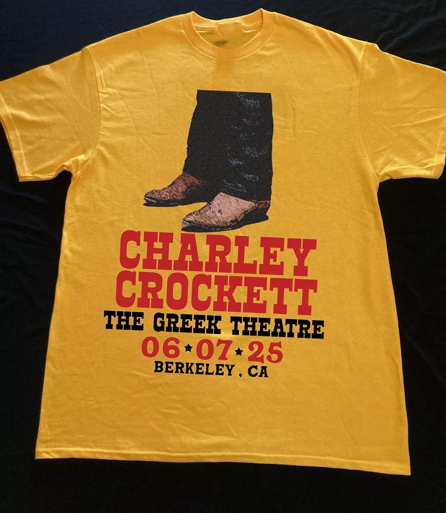 Charley Crockett Live At Greek Theater T Shirt Size S5xl