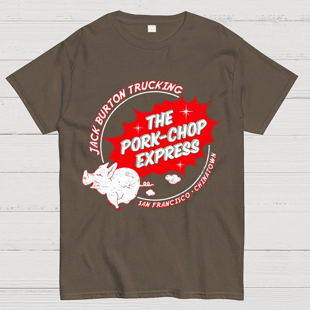 Pork Chop Express Unisex 100% Cotton Summer Casual Cool Loose T-Shirt