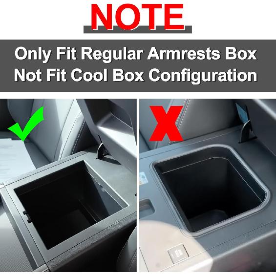 Smabee Center Console Organizer Tray Compatible With 2024 2025 2026 Lexus GX 550 GX550 Accessories Armrest Storage Box ABS Ert Storage Tray Interior