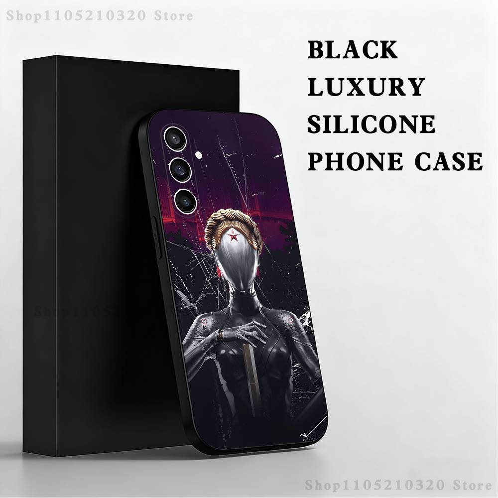 Чехол для телефона Game A-Atomic H-Heart для Samsung S25, S24 Ultra, S20, S30 plus, S22 plus, S23, S30 Ultra 5G, силиконовый, черный