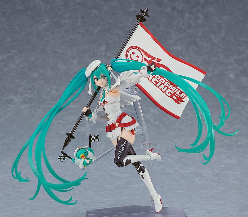 Figma Hatsune Miku GT Project Racing Miku пластиковая окрашенная подвижная фигурка 2023ver. Немасштабируемый