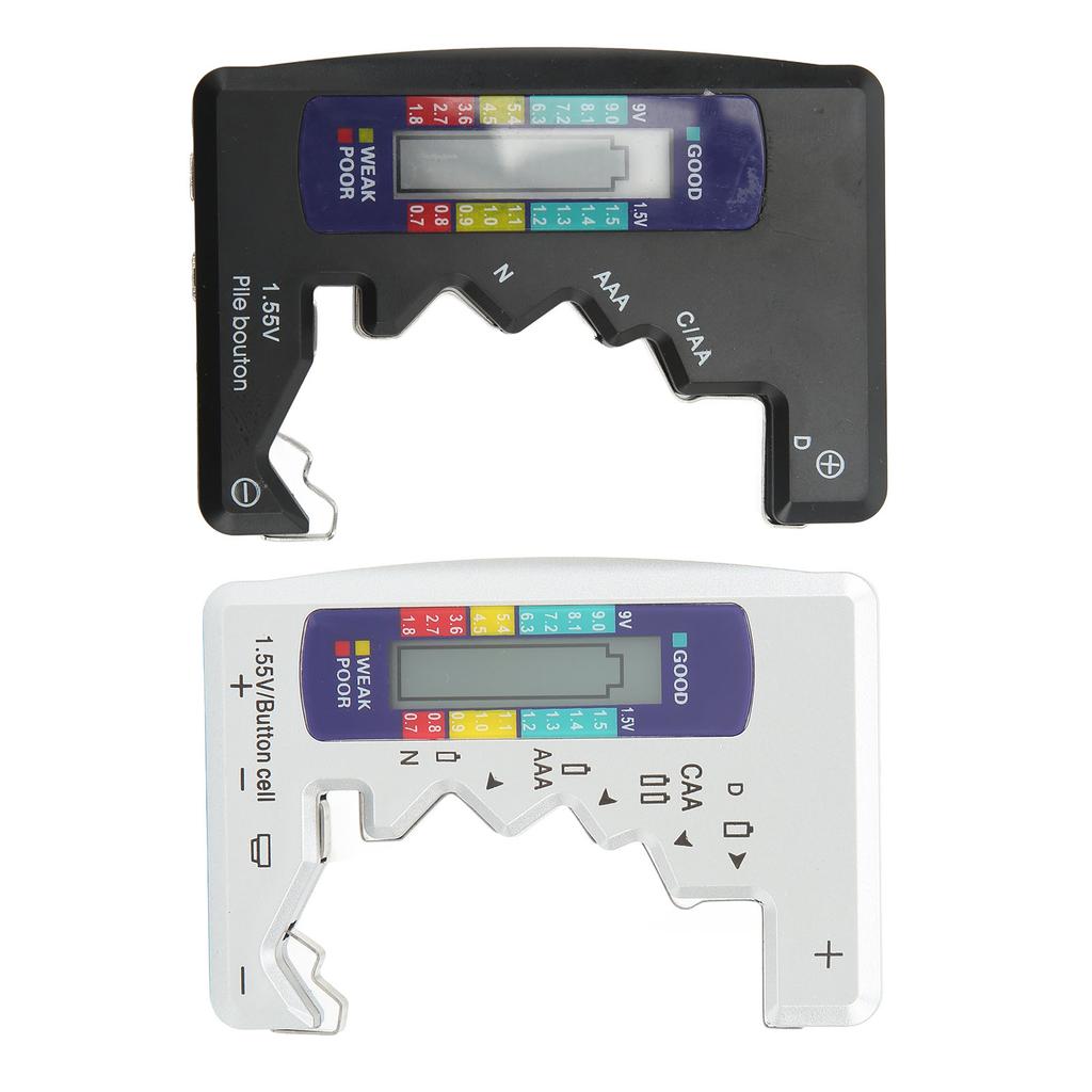 Цифровой тестер аккумуляторов Цифровой тестер емкости аккумуляторов Универсальный анализатор таблеточных элементов DCN AAA AA 9 В 1,5 В