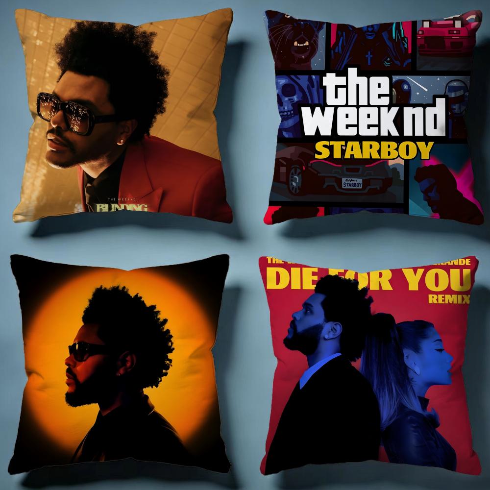Горячая Подушка The Weeknd Мягкая Декоративная Наволочка Подходит для Спальни Дивана Автомобиля Путешествий