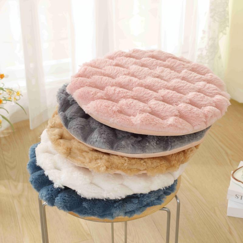 1 шт./набор Плюшевая подушка из пены с памятью в форме кролика для дивана, эркерного окна, татами, зимняя утолщенная подушка для сиденья с нескользящим дном
