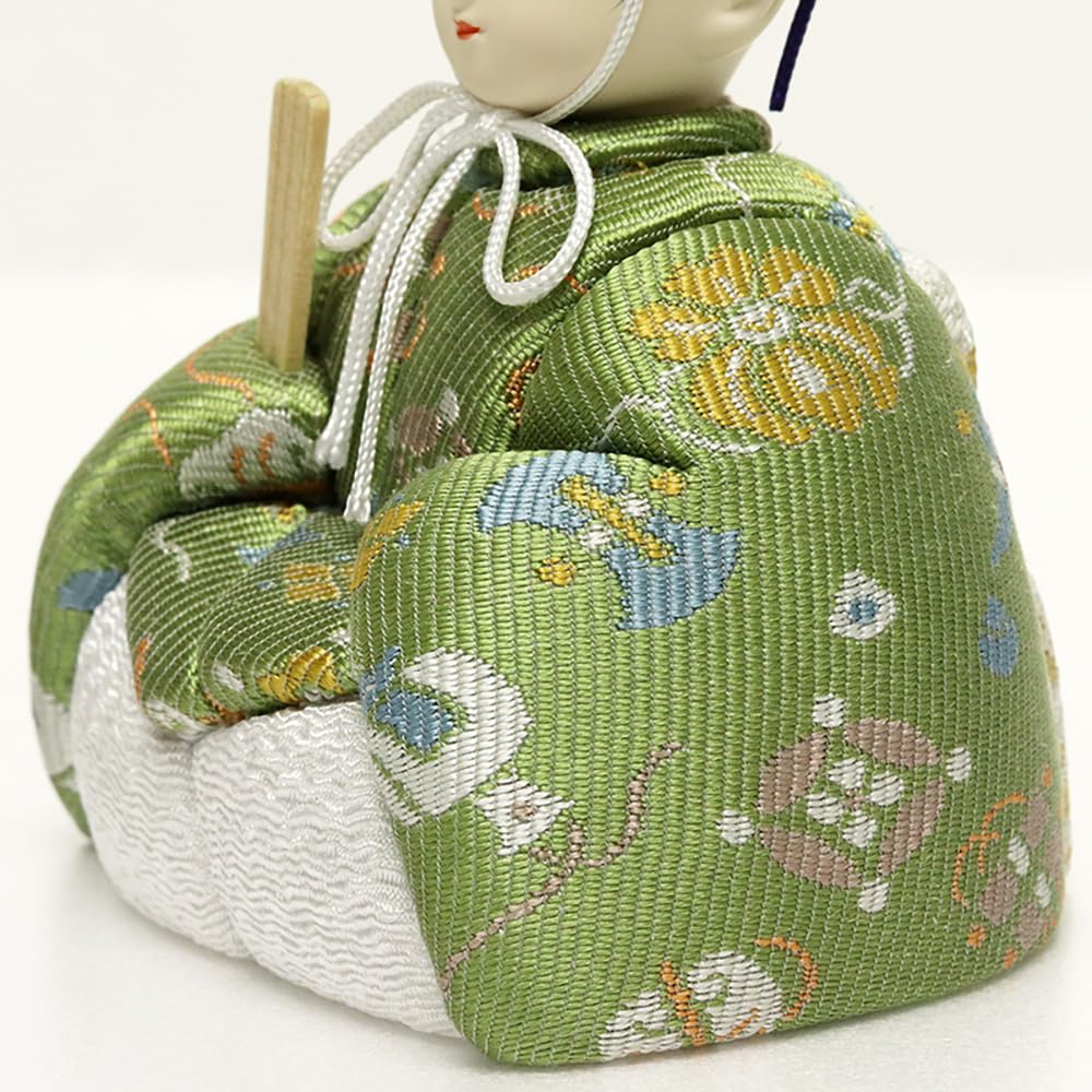 Hina Wooden Tsugumi Single Doll with Round Doll, Doll, Kotohoki, Tray, Natural, KTH-3201H2