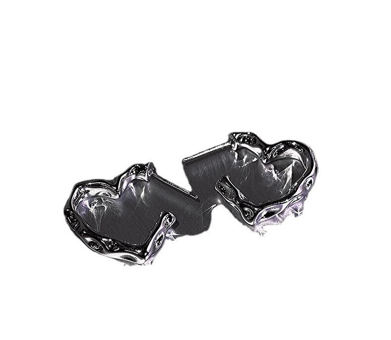 Серьги Niche Design Sweet And Cool Love, женские высококачественные серьги-гвоздики Sense Light Luxury Metal, украшения для ушей с холодным ветром