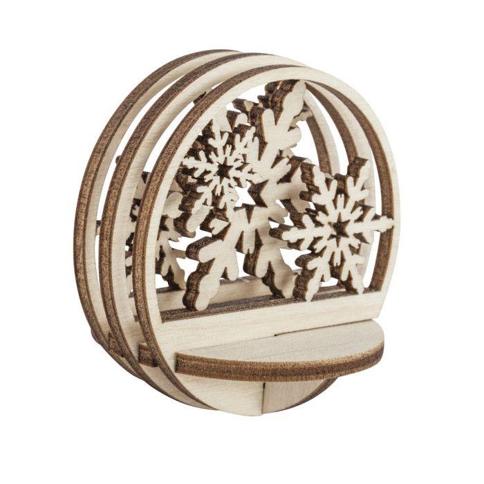 Déco de Noël Flocon de neige 5,5cm