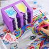 Organization Plastic Convenient Multi-Boat Diamond Painting Art Tools Tray Tower Diamond Painting Holder