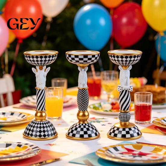 Restaurant Table Decorations Animal Ornaments, Decorative Painted Resin Modern Style Wine Cabinet Decor Decor, for Living Room Bedroom Office Reading