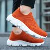 Men's Fashion Sports Shoes Breathable Thick Soled Black Outdoor Walking Shoes Anti Slip Men's Casual Daily Running Sports Shoes
