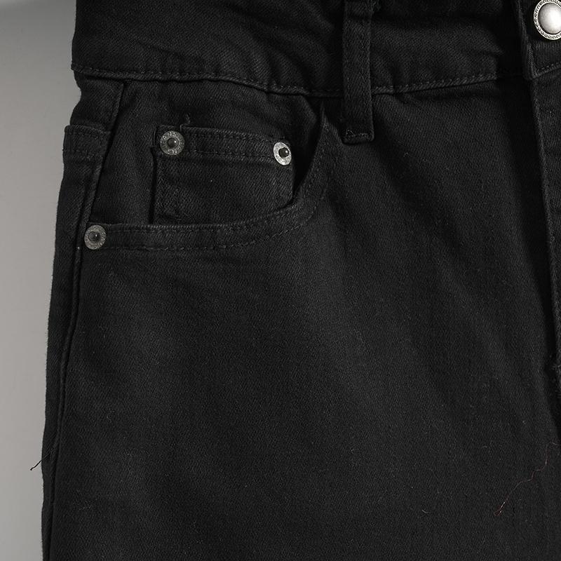 Maxland Women's Casual Cotton Elastic Shorts Jeans