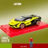 1:32 масштаба Lambo Sian, модель автомобиля из сплава, со световыми и звуковыми эффектами, литые под давлением игрушки для мальчиков, подарок на день рождения, детские игрушки, коллекция автомобилей
