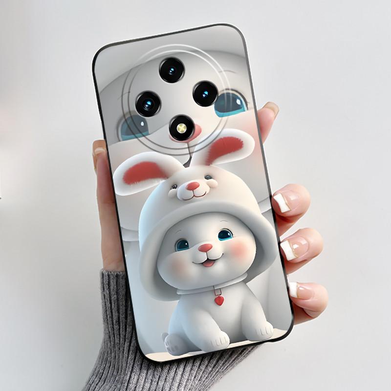 Милый Чехол-Кролик с Сердечками Для UMIDIGI G100 Мягкий Силиконовый TPU Ударопрочный Задний Чехол Для UMIDIGI G100 Pro G100A G 100 4G 5G Чехол для Телефона