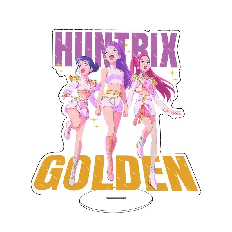 K-Pop Истребители Демонов Модель Стенда Персонажа Группа Истребителей Руми Эджиа Одри Фигурка Акриловая Подставка для Дисплея Аниме Декор Подарок для Девушки