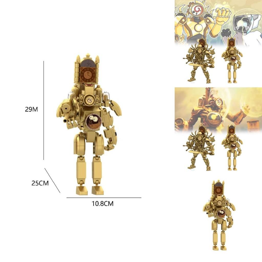 Skibidi Toilet Block Set With Abs Plastic Construction For Creative Building Enthusiasts