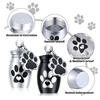 Hanging Pet Urns Keychain Aluminum Zinc Zinc Alloy Pet Urn Pendant Cat Dog Ashes Pendant  Pet Hair
