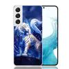 Чехол для телефона с изображением свирепого тигра для Samsung Galaxy S25 S24 S23 S22 S21 FE S20 Ultra S10 Plus Художественный индивидуальный Coque Capa S24 S23