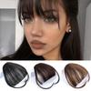 New Pretty Girls Hair Extension Bangs Straight Wig Piece Clip On Clip In Front Hair Bangs Wigs