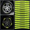 Светоотражающая наклейка на ступицу колеса автомобиля Светоотражающие полосы на обод шины Для AMG C500 C200 C300 A B C E GLA CLA GLK GL ML GLE W204 W205 W203 W211