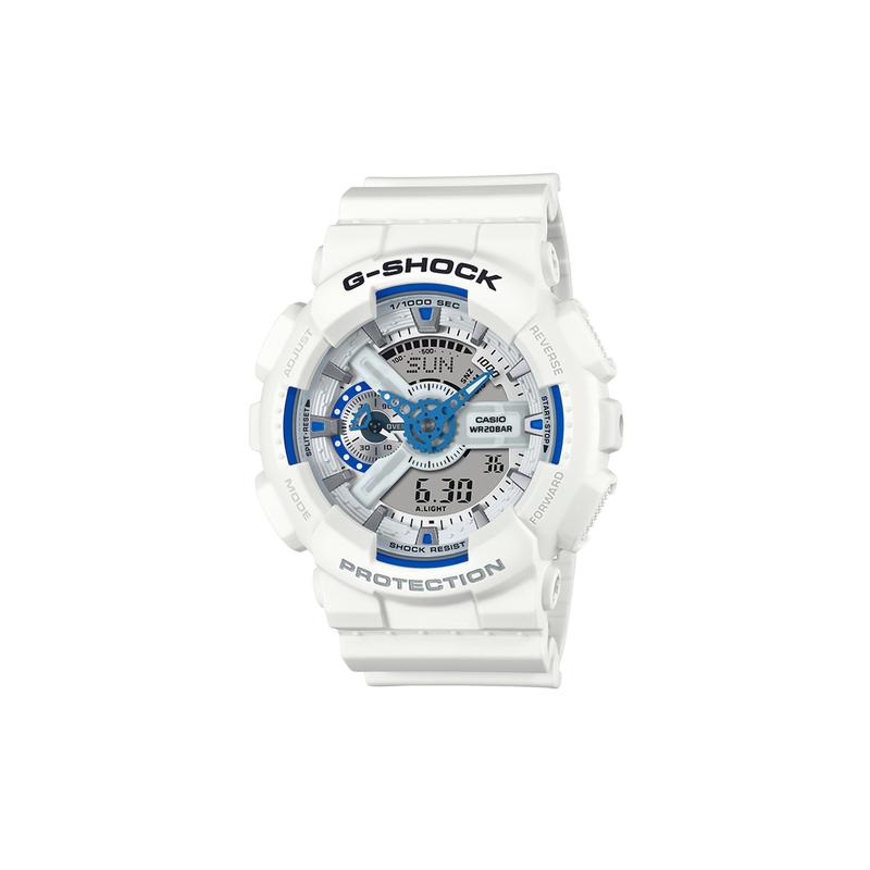 CASIO SEA OF STARS series Quartz men's watch white dial GA-110HDS-7APR