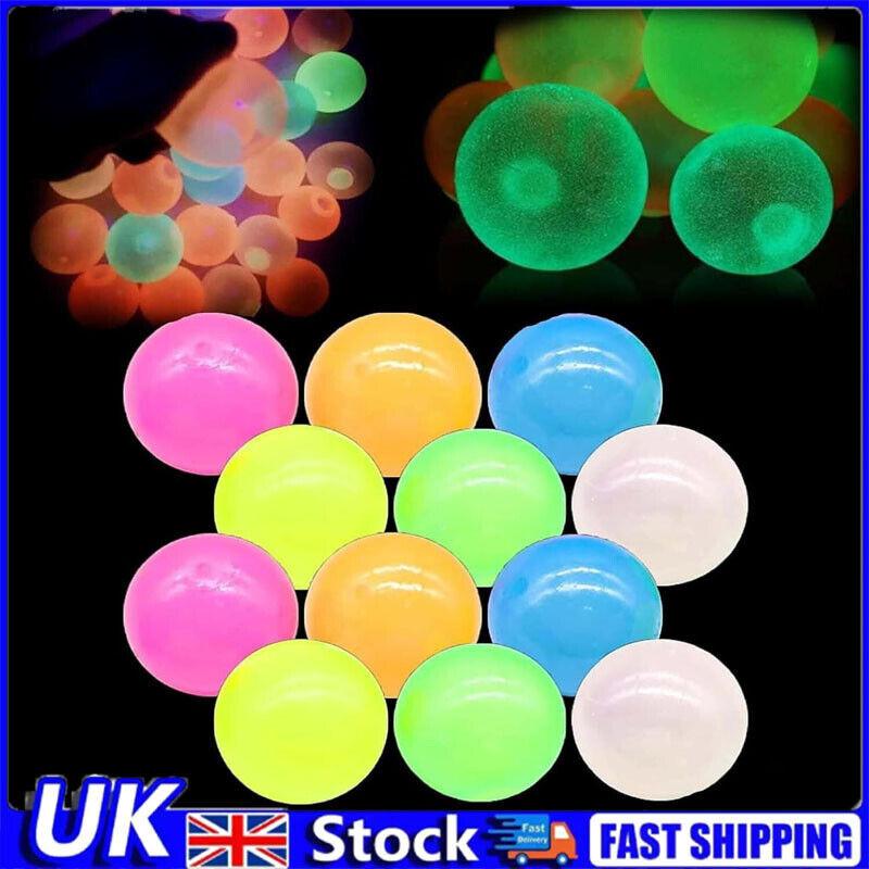 Шар 6 см Потолок Светится Липкий Шар Светящаяся Игрушка Снять Стресс Подарки Реквизит