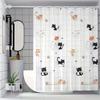 Bathroom Shower Curtain Waterproof Bathtub Bathing Curtains Easy Clean And Wipe Peva Shower Curtains Bathtub Curtain With Hooks