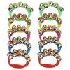 Handbells, Ring Bells, Musical Instruments, Karaoke Set, Bear Bells (Set of 10)