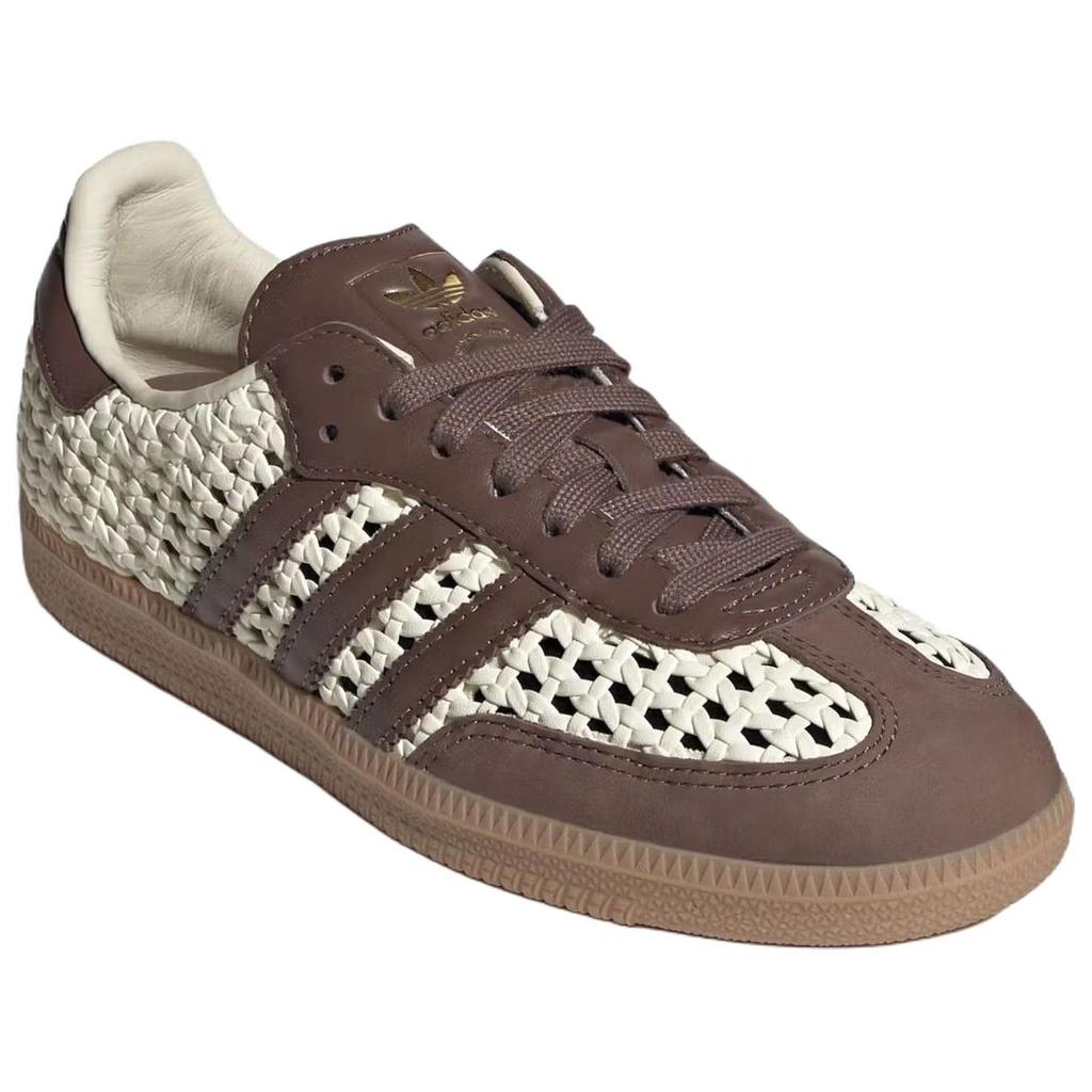 adidas Оригинальные кроссовки Samba Немецкой армии Унисекс Коричневые IH9373