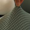 1pc Jacquard Fleece Elastic All-inclusive Sofa Cover + 1pc Throw Pillow Cover (Without Core) Sofa Slipcover, Couch Cove