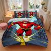 3pcs Flash superhero Duvet Cover Set (1 Duvet Cover + 2 Pillowcases, No Core) - Comfortable, And Breathable Bedroom Decoration yy251104002