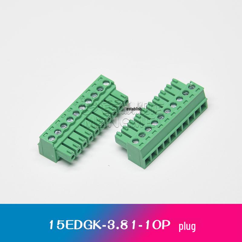 Разъемный клеммный блок KF15EDGK, 2-24 контакта, шаг 3,81 мм