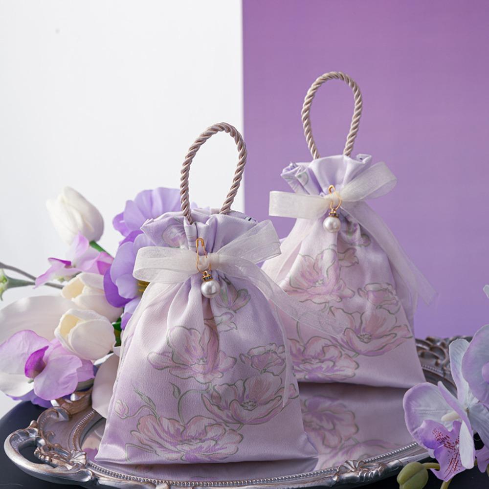 Make Up Pouch Wedding Candy Bag Pearl Chinese Style Handbag Sweet Festive Sugar Box  Festival