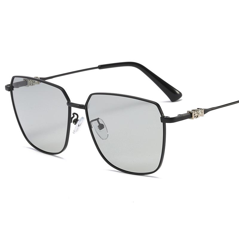 Поляризованные солнцезащитные очки металлические мужские солнцезащитные очки с изменяемым цветом, солнцезащитные очки с защитой от ультрафиолета для вождения 19369