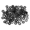 155pcs M3 Nylon Flat Washers, 3mm Inner Diameter, 8mm Outer Diameter, 1mm Thick, Plastic Spacers for Screws, Bolts, Garden Faucets, Plumbing Re
