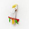 Fashionable Sophisticated Parrot Lapel Pin with Dripping Oil Designs Contrast Accessory for Party Supplies Costumes