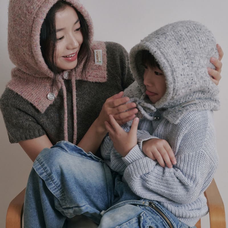ALLINCOMPLETE Family Sprinkle Boucle Balaclava_Set (5 Colors)
