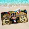 Dollar Alec Monopoly cartoon Anime Beach Swimming Towel Soft Absorbent Washcloth Children's Gifts for Kids Travel Camping Gym