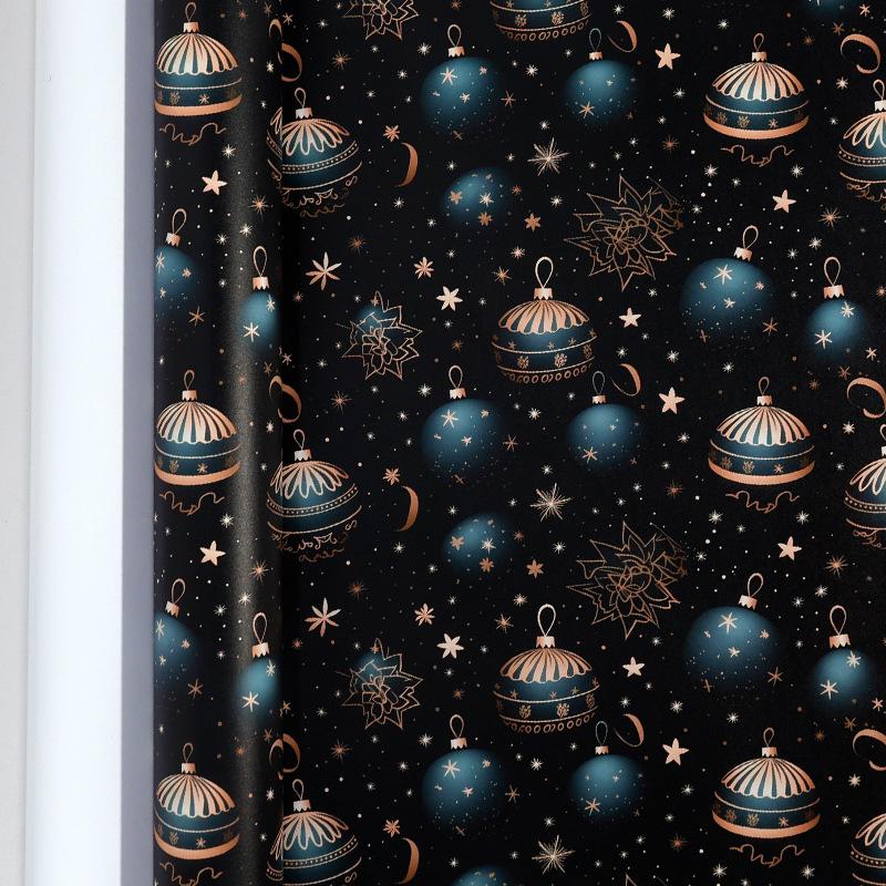 300x43 cm Creative Christmas Wrapping Paper Roll Gift Large Roll Retro Kraft Wrapping Paper Gift Box Packaging