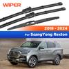 Для SsangYong Rexton Y400 Y450 Y461 2018 - 2024 Передние и задние щетки стеклоочистителя Щетки для лобового стекла 26"+20"+13"