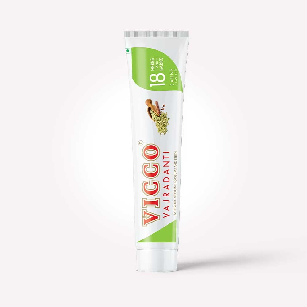 Vicco Паста Ваджраданти со вкусом Саунфа (160 г)