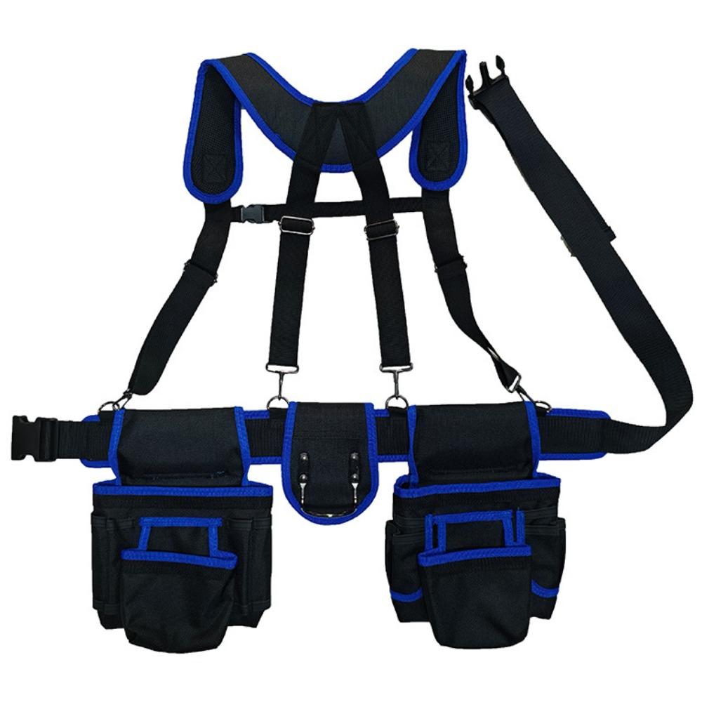 Large Capacity Woodworking Tool Belt Adjustable Design Multi Functional Tool Belt Carpenter Work