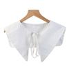 DIY Fake Collar Cotton Lapel Half Shirt Neck Scarf Shawl Wrap  Women Girls