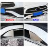 Для Mercedes Benz C Class W206 C200 C260 C300 2022 2023 ремонт экстерьера автомобиля передний бампер нижняя решетка для губ отделка блестками