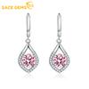 Classic Copper Alloy Zircon Earrings Ladies Jewelry Wedding Promise Party Gift
