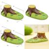 Cartoon Tree Stump Green Grassland Mini Model For Wedding Or Party Decorations