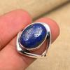 Ювелирные изделия из стерлингового серебра 925 пробы с драгоценным камнем лазурит ручной работы Прекрасное кольцо для женщин