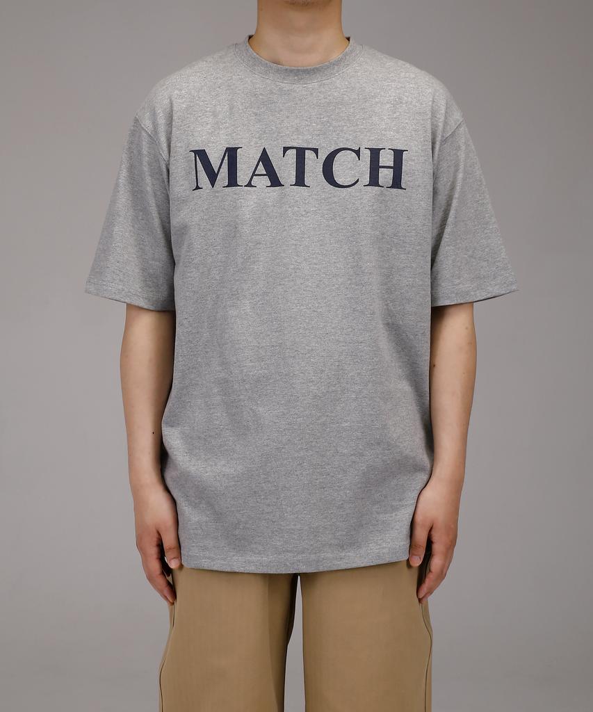 YOUNEEDGARMENTS Match Short Sleeve T-Shirt (Grey)