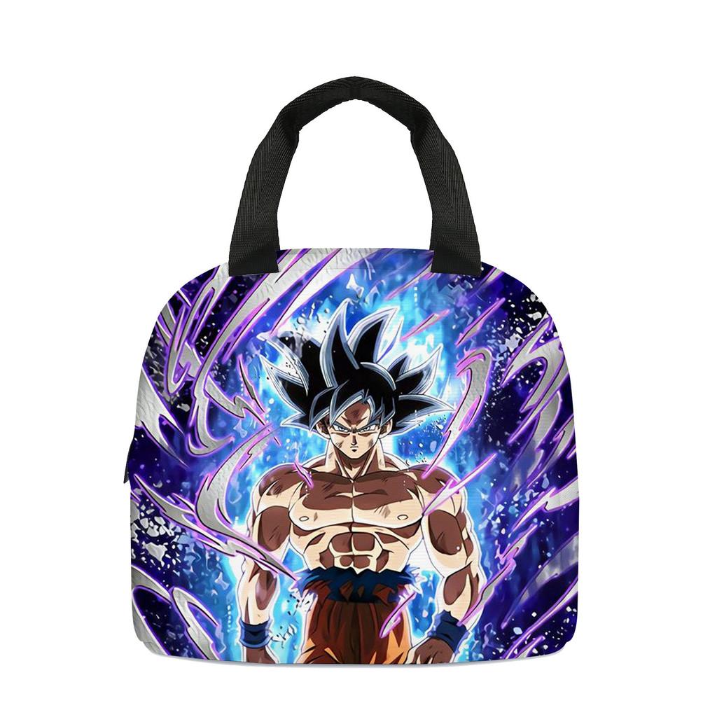 Изолированная сумка-ланчбокс Dragon Ball, компактная, складная, для переноски бенто, для студентов и путешественников