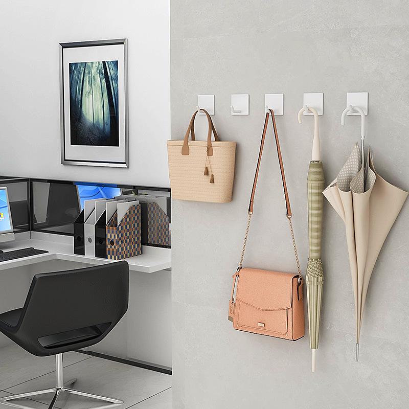 Крючок Weds из нержавеющей стали с липкой основой и защитой от проколов для одежды, ванной комнаты, кухни, туалета или примерочной.